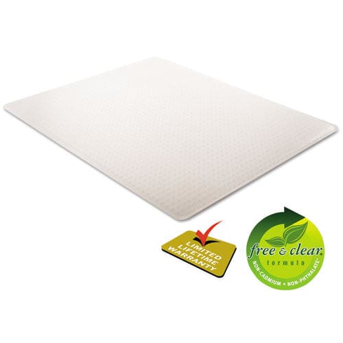 deflecto Rollamat Frequent Use Chair Mat Medium Pile Carpet Flat 46 X 60 Rectangle Clear - Furniture - deflecto®