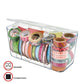 deflecto Stackable Caddy Organizer Medium Plastic 8.8 X 4 X 4.38 White - School Supplies - deflecto®