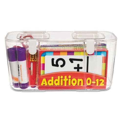 deflecto Stackable Caddy Organizer Medium Plastic 8.8 X 4 X 4.38 White - School Supplies - deflecto®