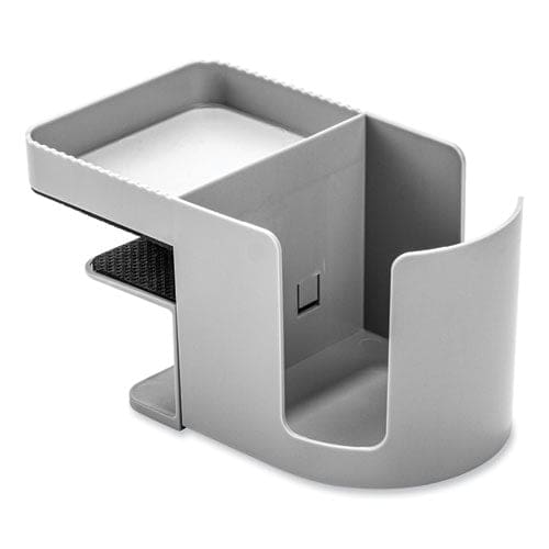 deflecto Standing Desk Cup Holder Organizer Two Sections 3.94 X 7.04 X 3.54 Gray - Office - deflecto®