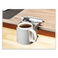 deflecto Standing Desk Cup Holder Organizer Two Sections 3.94 X 7.04 X 3.54 Gray - Office - deflecto®