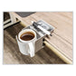 deflecto Standing Desk Cup Holder Organizer Two Sections 3.94 X 7.04 X 3.54 Gray - Office - deflecto®