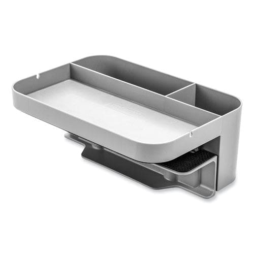 deflecto Standing Desk Large Desk Organizer Two Sections 9 X 6.17 X 3.5 Gray - Office - deflecto®