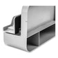 deflecto Standing Desk Large Desk Organizer Two Sections 9 X 6.17 X 3.5 Gray - Office - deflecto®