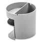 deflecto Standing Desk Small Desk Organizer Two Sections 3.85 X 3.85 X 3.54 Gray - Office - deflecto®