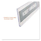 deflecto Superior Image Cubicle Nameplate Sign Holder 8.5 X 2 Insert Clear - Office - deflecto®