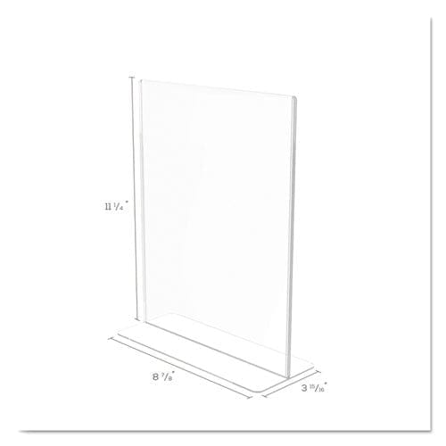 deflecto Superior Image Double Sided Sign Holder 8.5 X 11 Insert Clear - Office - deflecto®