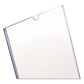 deflecto Superior Image Slanted Sign Holder Portrait 8.5 X 11 Insert Clear - Office - deflecto®