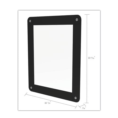 deflecto Superior Image Window Display 8.5 X 11 Insert Clear/black - Office - deflecto®