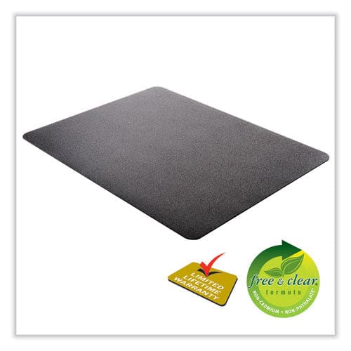 deflecto Supermat Frequent Use Chair Mat For Medium Pile Carpet 36 X 48 Rectangular Black - Furniture - deflecto®