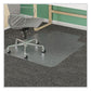 deflecto Supermat Frequent Use Chair Mat For Medium Pile Carpet 46 X 60 Wide Lipped Clear - Furniture - deflecto®