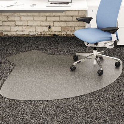 deflecto Supermat Frequent Use Chair Mat Medium Pile Carpet 60 X 66 Workstation Clear - Furniture - deflecto®