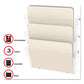 deflecto Unbreakable Docupocket Wall File 3 Sections Letter Size 14.5 X 3 X 6.5 Clear 3/pack - Office - deflecto®