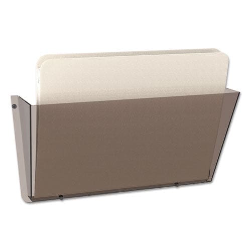 deflecto Unbreakable Docupocket Wall File Letter Size 14.5 X 3 X 6.5 Smoke - Office - deflecto®