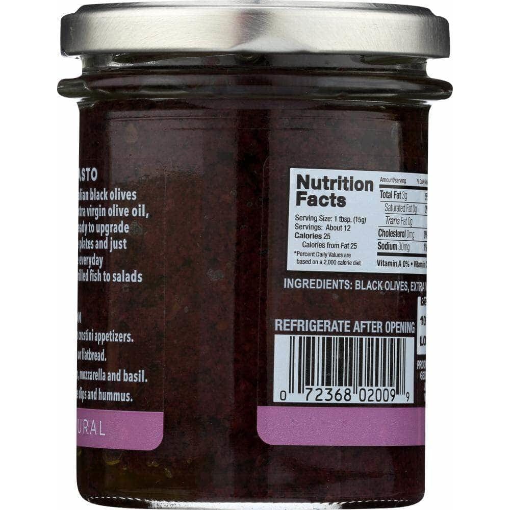 Delallo Delallo Black Italian Olive Tapenade, 6.7 oz