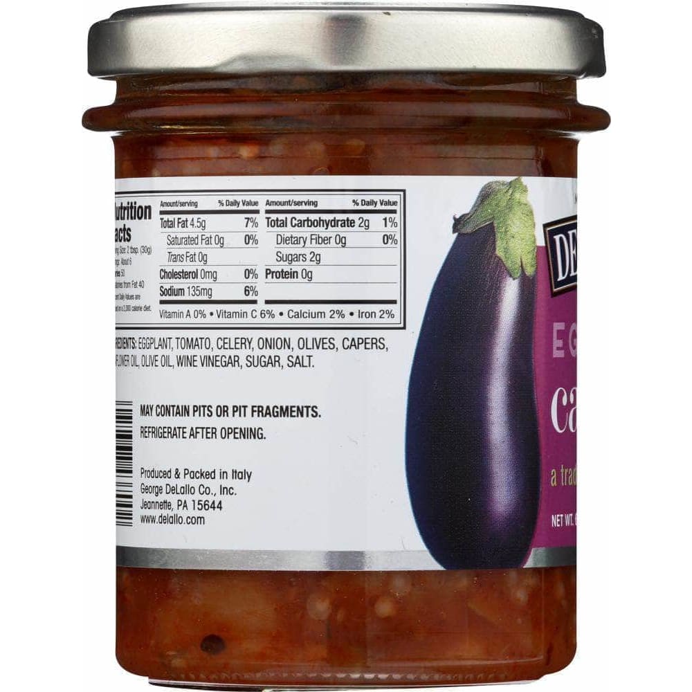 Delallo Delallo Eggplant Caponata, 6.7 oz