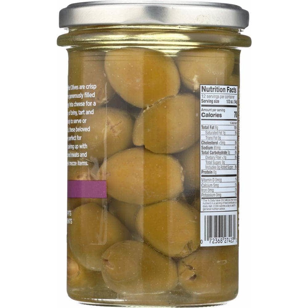 Delallo Delallo Feta Stuffed Green Greek Olives, 9.9 oz