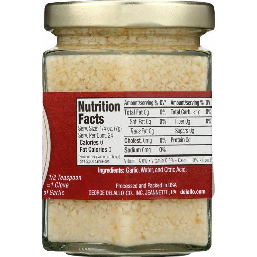 Delallo Delallo Minced Garlic in Water, 6 oz