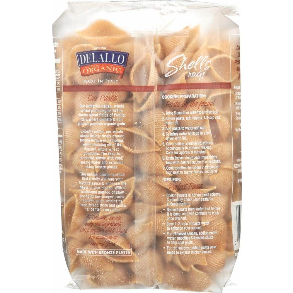 Delallo Delallo Pasta Whole Wheat Shell, 16 oz