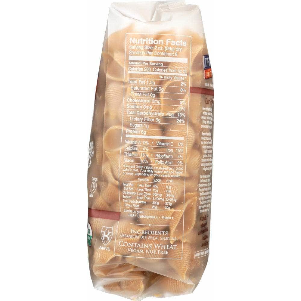 Delallo Delallo Pasta Whole Wheat Shell, 16 oz