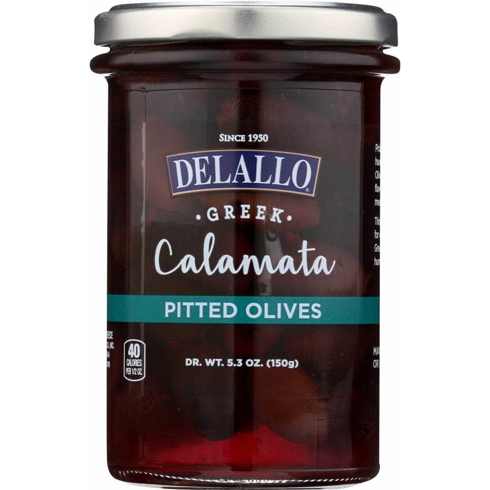 Delallo Delallo Pitted Calamata Olives, 5.3 oz