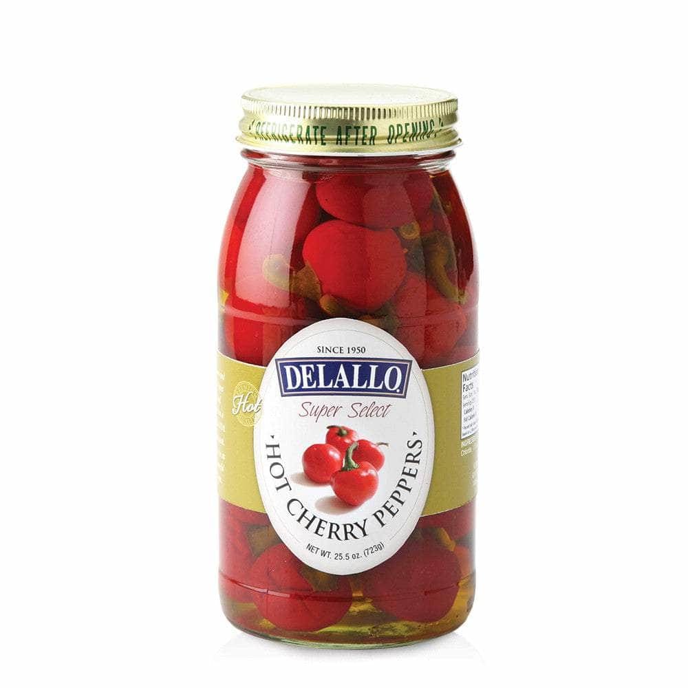 Delallo Delallo Red Hot Cherry Peppers, 25.5 oz