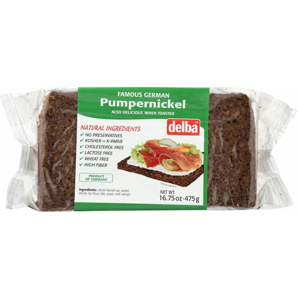 Delba Delba German Pumpernickel Bread, 16.75 oz