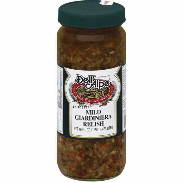 DELL ALPE Grocery > Pantry > Condiments DELL ALPE Mild Giardiniera Relish, 16 oz