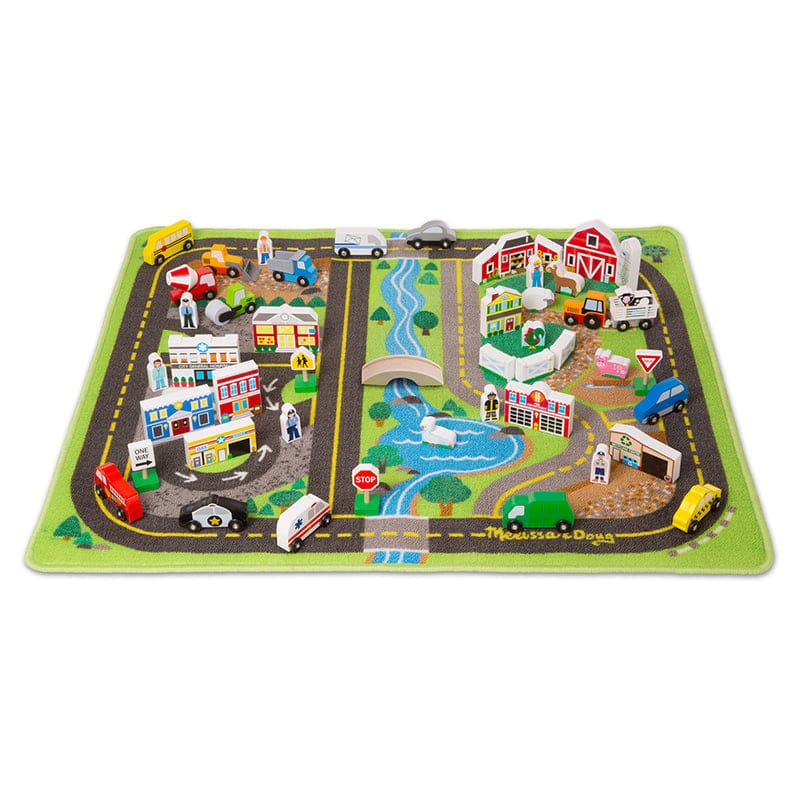 Deluxe Road Rug Play Set - Mats - Melissa & Doug