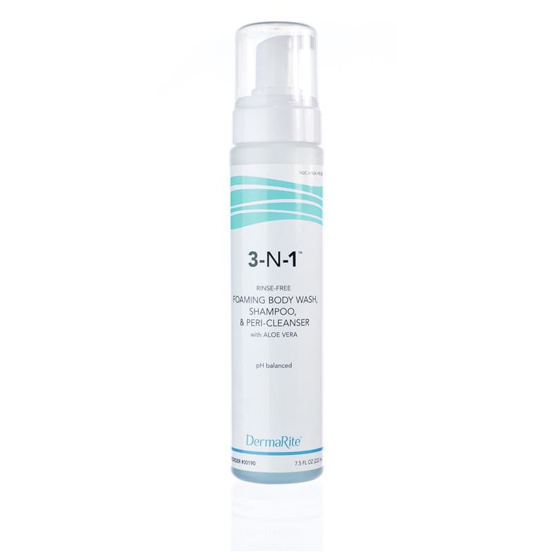 Dermarite Cleansing Foam 3N1 7.5 Oz. Case of 12 - Skin Care >> Body Wash and Shampoo - Dermarite