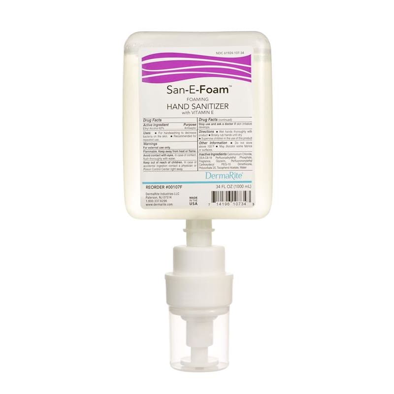 Dermarite San-E-Foam Hand Sanitizer 1000Ml Case of 6 - Item Detail - Dermarite