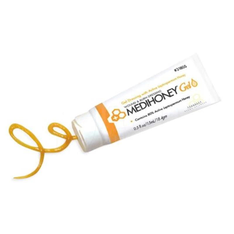 DermaSciences Medihoney Gel.5Oz Box of 10 - Wound Care >> Advanced Wound Care >> Honey Dressings - DermaSciences