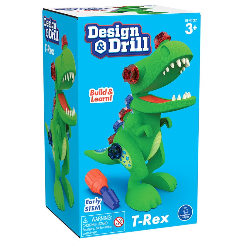 Design & Drill T-Rex (Pack of 2) - Pretend & Play - Learning Resources
