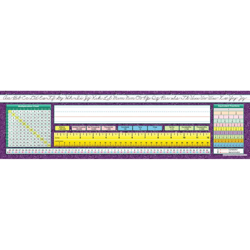 Desk Plate Intermediate Traditional Cursive (Pack of 6) - Name Plates - North Star Teacher Resource