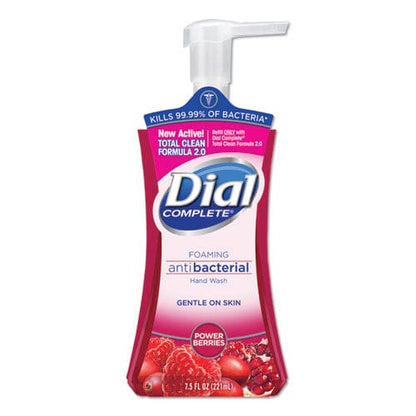 Dial Antibacterial Foaming Hand Wash Power Berries 7.5 Oz Pump Bottle - Janitorial & Sanitation - Dial®