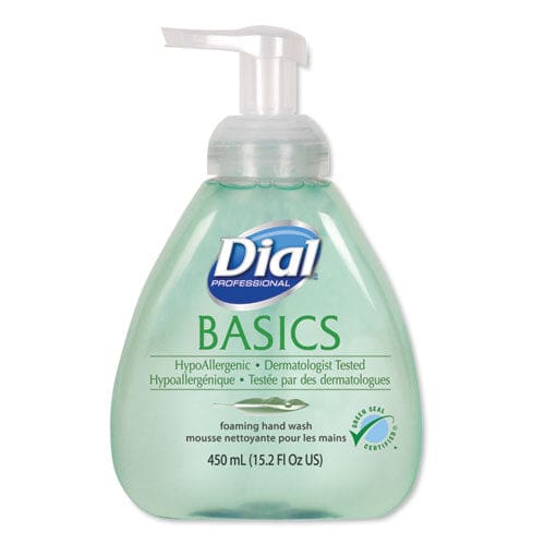 Dial Professional Basics Hypoallergenic Foaming Hand Wash Honeysuckle 15.2 Oz - Janitorial & Sanitation - Dial® Professional