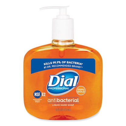 Dial Professional Gold Antibacterial Liquid Hand Soap Floral 16 Oz Pump - Janitorial & Sanitation - Dial® Professional