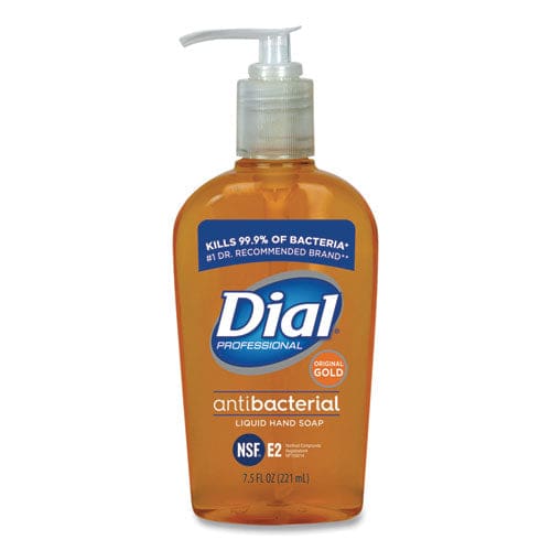 Dial Professional Gold Antibacterial Liquid Hand Soap Floral 7.5 Oz Pump 12/carton - Janitorial & Sanitation - Dial® Professional