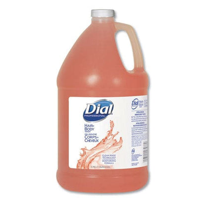 Dial Professional Hair + Body Wash Neutral Scent 1 Gal 4/carton - Janitorial & Sanitation - Dial® Professional