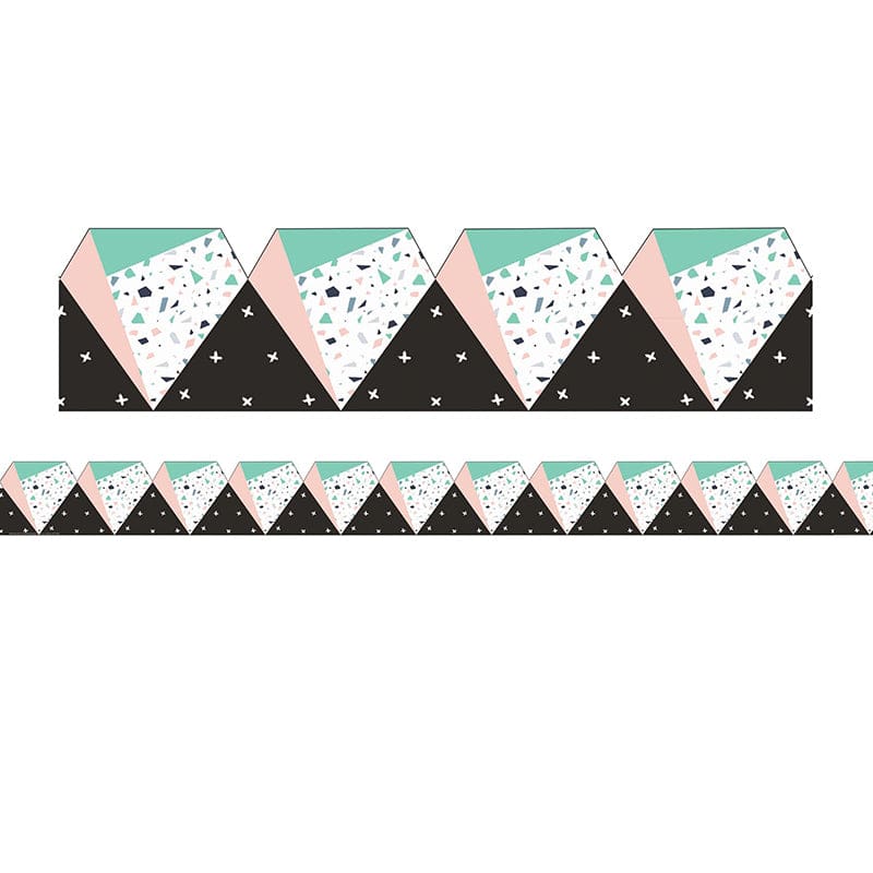 Diamonds Xtra Wide Diecut Deco Trim Simply Sassy (Pack of 10) - Border/Trimmer - Eureka