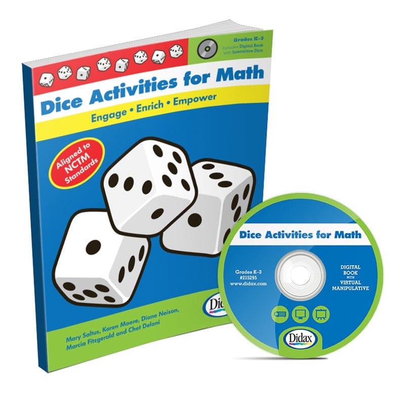 Dice Activities For Math (Pack of 2) - Activity Books - Didax