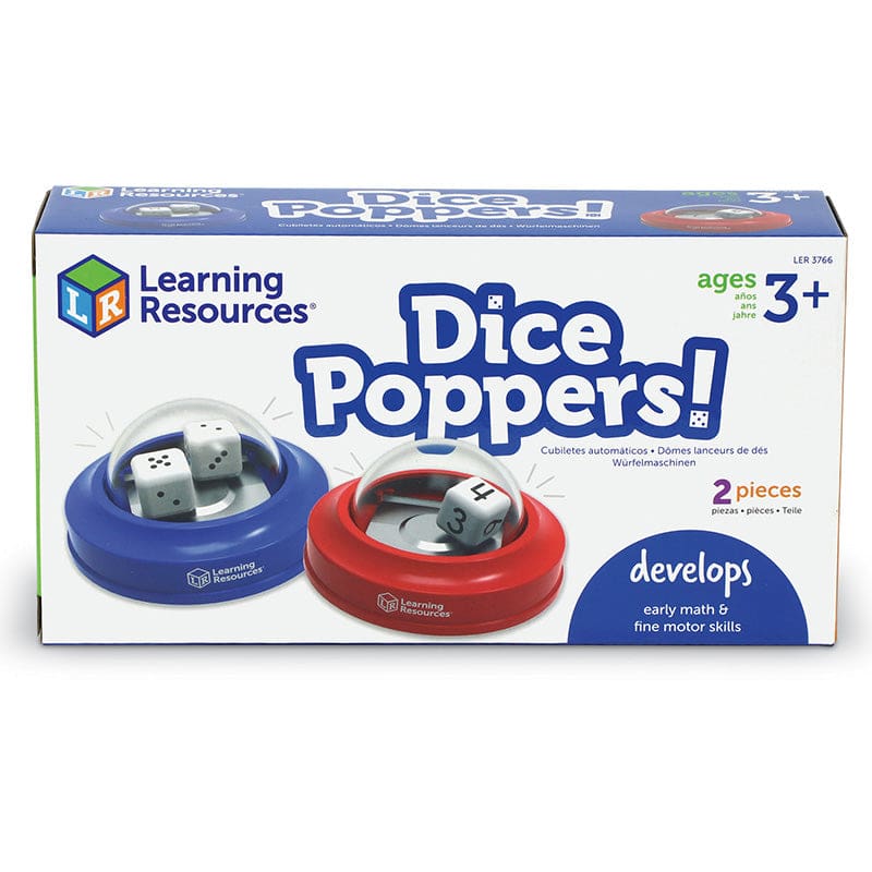 Dice Poppers (Pack of 2) - Dice - Learning Resources