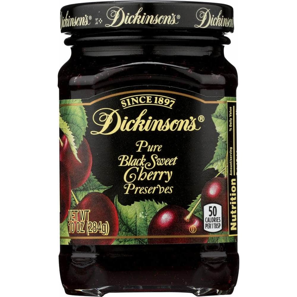 Dickinsons Dickinson Black Sweet Cherry Preserves, 10 oz