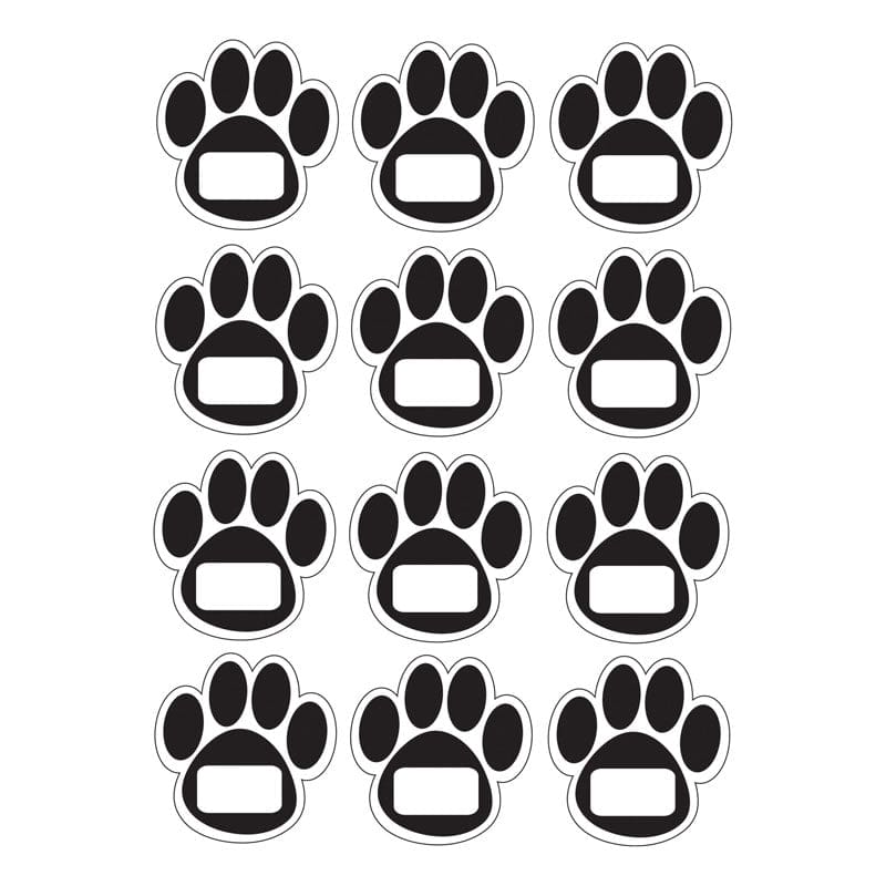 Die Cut Magnets Black Paws (Pack of 8) - Whiteboard Accessories - Ashley Productions