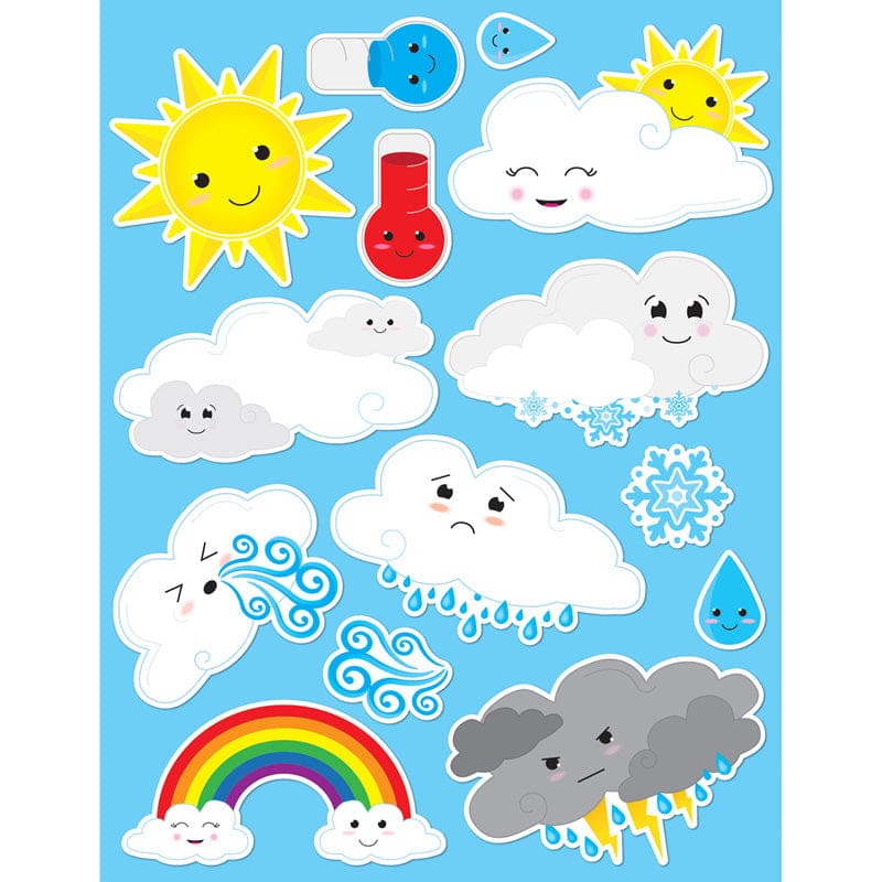 Die Cut Magnets Cute Weather (Pack of 8) - Weather - Ashley Productions