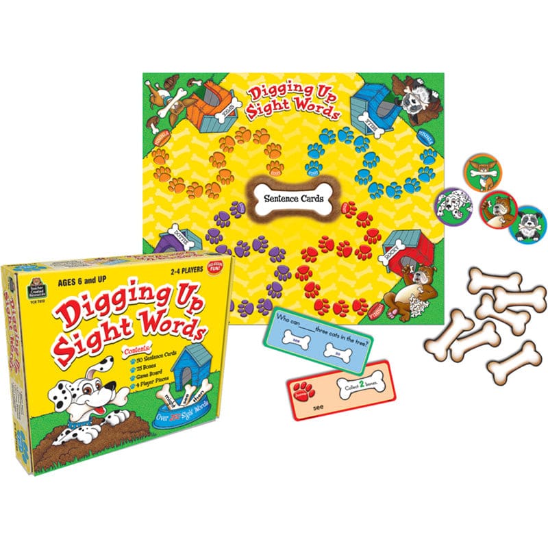 Digging Up Sight Words Game Ages 6 & Up (Pack of 2) - Language Arts - Teacher Created Resources