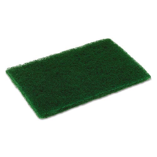 Disco Medium Duty Scouring Pad 6 X 9 Green 10/pack 6 Packs/carton - Janitorial & Sanitation - Disco®