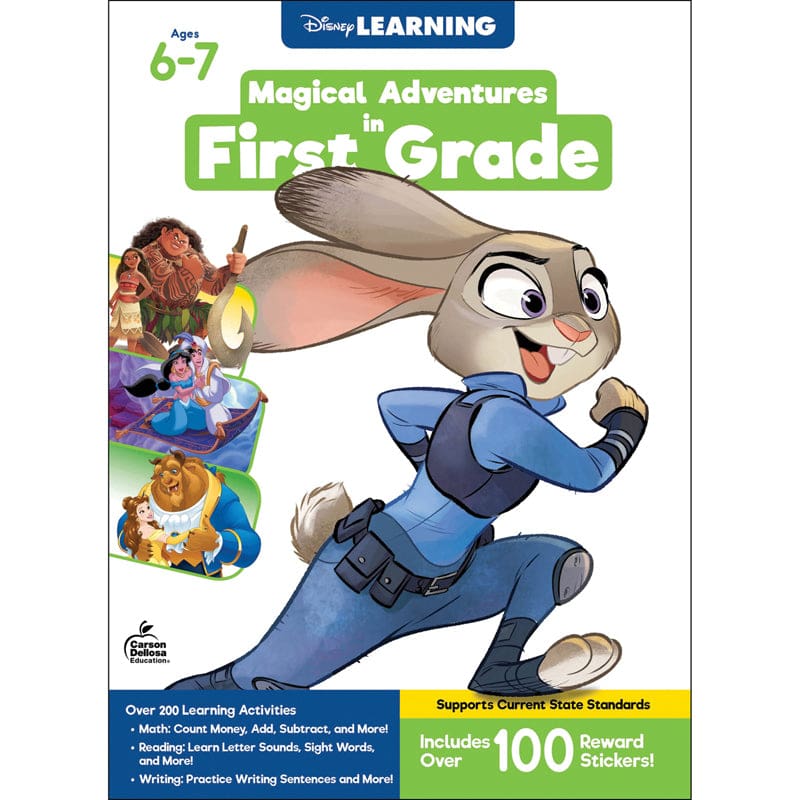 Disney Magical Adv In 1St Grade (Pack of 3) - Skill Builders - Carson Dellosa Education