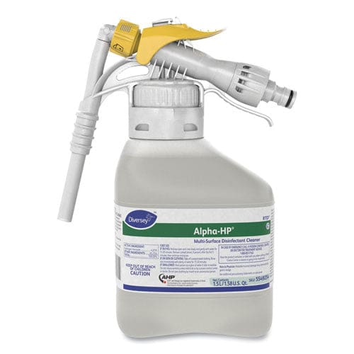 Diversey Alpha-hp Multi-surface Disinfectant Cleaner Citrus Scent 1.5 L Rtd Spray Bottle 2/carton - School Supplies - Diversey™