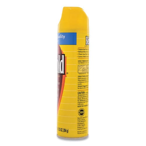 Diversey Behold Furniture Polish Lemon 12.5 Oz Aerosol Spray 6/carton - School Supplies - Diversey™